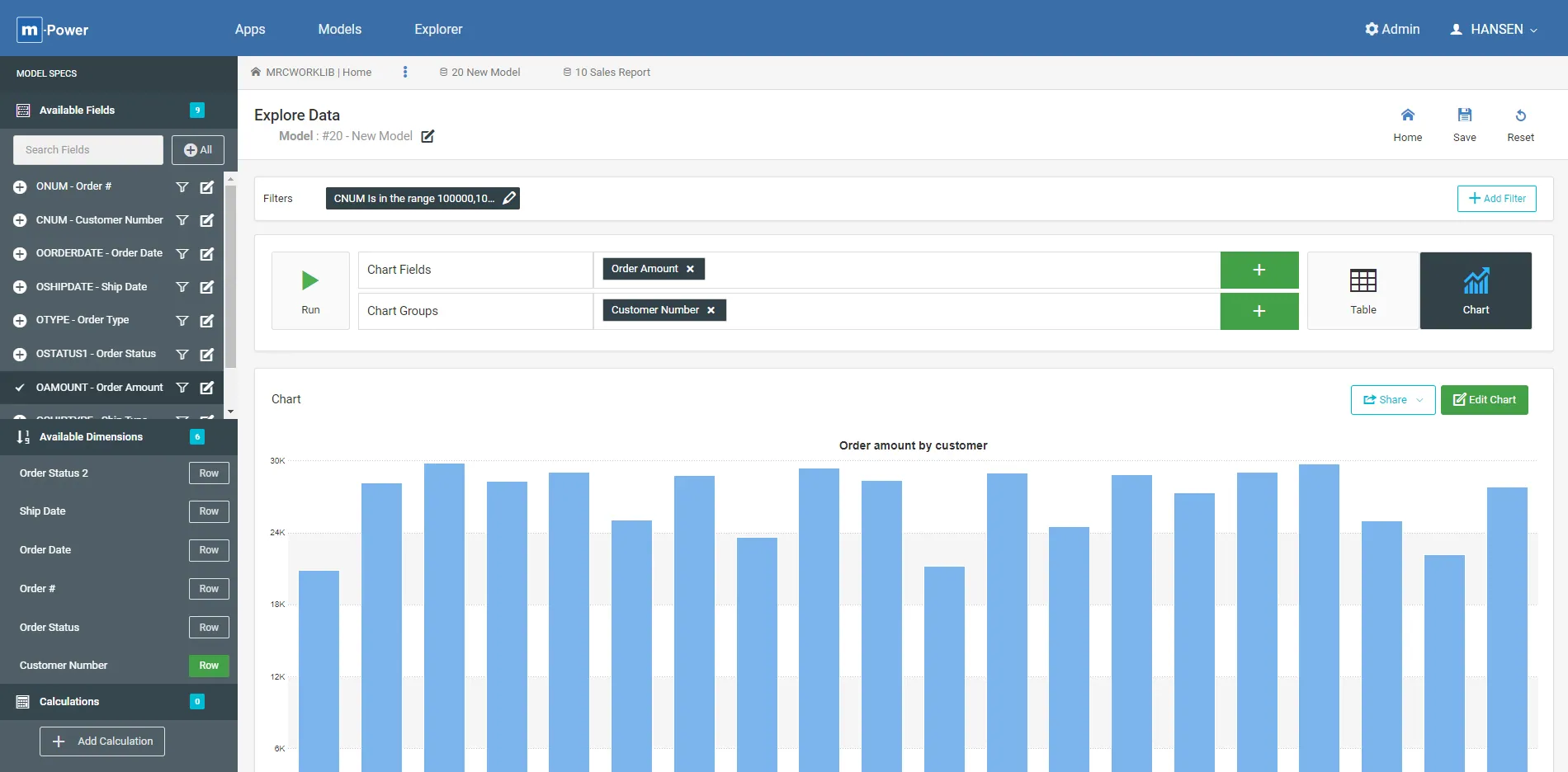 m-Power's Data Explorer